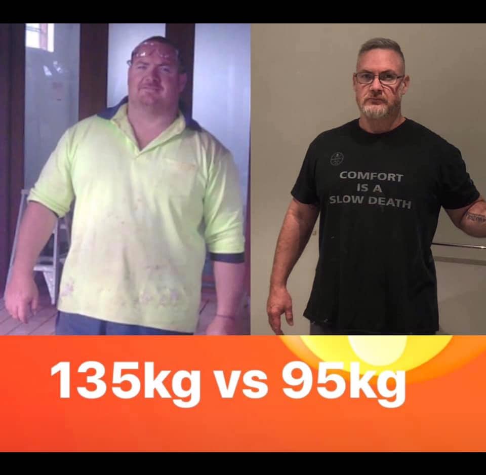 lost 40kg
