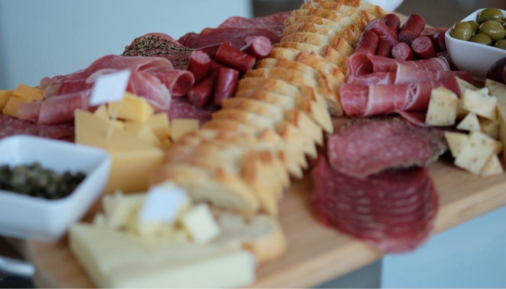 Meat and cheese board