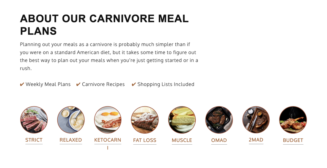 carnivore diet meal plans